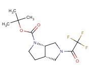 PYRROLO[3,4-B]PYRROLE-1(2H)-CARBOXYLIC ACID, HEXAHYDRO-5-(2,2,2-TRIFLUOROACETYL)-, 1,1-DIMETHYLETHYL ESTER, (3AS,6AS)-