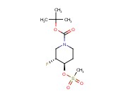 TRANS-TERT-BUTYL 3-FLUORO-4-(METHYLSULFONYLOXY)PIPERIDINE-1-CARBOXYLATE
