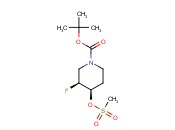 CIS-TERT-BUTYL 3-FLUORO-4-(METHYLSULFONYLOXY)PIPERIDINE-1-CARBOXYLATE
