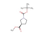 O1-<span class='lighter'>tert</span>-Butyl O3-methyl (3R)-pyrrolidine-<span class='lighter'>1,3</span>-dicarboxylate