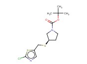 (R)-3-(2-CHLORO-THIAZOL-5-YLMETHYLSULFANYL)-PYRROLIDINE-1-CARBOXYLIC ACID TERT-BUTYL ESTER