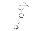(R)-3-(THIAZOL-5-YLMETHYLSULFANYL)-PYRROLIDINE-1-CARBOXYLIC ACID TERT-BUTYL ESTER