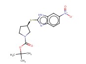 (R)-3-(6-NITRO-1H-BENZOIMIDAZOL-2-YLSULFANYL)-PYRROLIDINE-1-CARBOXYLIC ACID TERT-BUTYL ESTER
