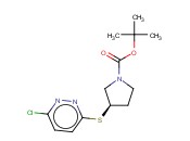 (R)-3-(6-CHLORO-PYRIDAZIN-3-YLSULFANYL)-PYRROLIDINE-1-CARBOXYLIC ACID TERT-BUTYL ESTER