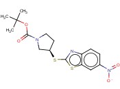 (R)-3-(6-NITRO-BENZOTHIAZOL-2-YLSULFANYL)-PYRROLIDINE-1-CARBOXYLIC ACID TERT-BUTYL ESTER