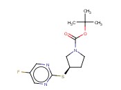 (R)-3-(5-FLUORO-PYRIMIDIN-2-YLSULFANYL)-PYRROLIDINE-1-CARBOXYLIC ACID TERT-BUTYL ESTER