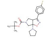 3-(4-FLUORO-PHENYL)-6A-PYRROLIDIN-1-YL-3A,4,6,6A-TETRAHYDRO-PYRROLO[3,4-D]ISOXAZOLE-5-CARBOXYLIC ACID TERT-BUTYL ESTER