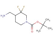 TERT-BUTYL 4-(<span class='lighter'>AMINO</span>METHYL)-3,3-DIFLUOROPIPERIDINE-1-<span class='lighter'>CARBOXYLATE</span>