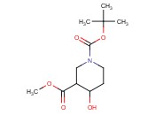 Methyl N-Boc-4-hydroxypiperidine-3-carboxylate