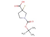 1-(<span class='lighter'>TERT-BUTOXYCARBONYL</span>)-3-FLUOROPYRROLIDINE-3-CARBOXYLIC ACID