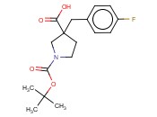 1-(TERT-BUTOXYCARBONYL)-3-(4-FLUOROBENZYL)PYRROLIDINE-3-CARBOXYLIC ACID