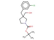 TERT-BUTYL 3-(3-CHLOROBENZYL)-3-(HYDROXYMETHYL)PYRROLIDINE-1-CARBOXYLATE