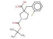 1-(TERT-BUTOXYCARBONYL)-3-(2-FLUOROBENZYL)PYRROLIDINE-3-CARBOXYLIC ACID