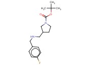 1-<span class='lighter'>吡咯烷</span>羧酸,3-[[[(4-氟苯基)<span class='lighter'>甲基</span>]氨基]<span class='lighter'>甲基</span>]-, 1,1-二<span class='lighter'>甲基</span>乙基酯