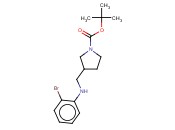 1-<span class='lighter'>吡咯烷</span>羧酸,3-[[(2-溴苯基)氨基]<span class='lighter'>甲基</span>]-, 1,1-二<span class='lighter'>甲基</span>乙基酯
