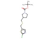 3-(2-CHLORO-THIAZOL-5-YLMETHYLSULFANYLMETHYL)-PYRROLIDINE-1-CARBOXYLIC ACID TERT-BUTYL ESTER