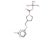 3-(2-CHLORO-PYRIMIDIN-4-YLSULFANYLMETHYL)-PYRROLIDINE-1-CARBOXYLIC ACID TERT-BUTYL ESTER
