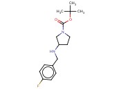 1-<span class='lighter'>吡咯烷</span>羧酸,3-[[(4-氟苯基)<span class='lighter'>甲基</span>]氨基]-, 1,1-二<span class='lighter'>甲基</span>乙基酯