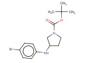 1-<span class='lighter'>吡咯烷</span>羧酸,3-[(4-溴苯基)氨基]-, 1,1-二<span class='lighter'>甲基</span>乙基酯