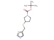 3-(THIAZOL-5-YLMETHYLSULFANYL)-PYRROLIDINE-1-CARBOXYLIC ACID TERT-BUTYL ESTER