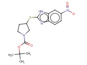 3-(6-NITRO-1H-BENZOIMIDAZOL-2-YLSULFANYL)-PYRROLIDINE-1-CARBOXYLIC ACID TERT-BUTYL ESTER