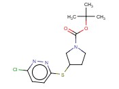 3-(6-CHLORO-PYRIDAZIN-3-YLSULFANYL)-PYRROLIDINE-1-CARBOXYLIC ACID TERT-BUTYL ESTER