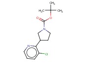 TERT-BUTYL 3-(3-CHLOROPYRIDIN-2-YL)PYRROLIDINE-1-CARBOXYLATE