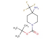 <span class='lighter'>TERT-BUTYL</span> 4-<span class='lighter'>AMINO</span>-4-(TRIFLUOROMETHYL)PIPERIDINE-1-<span class='lighter'>CARBOXYLATE</span>
