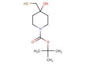 <span class='lighter'>TERT-BUTYL</span> 4-HYDROXY-4-(MERCAPTOMETHYL)<span class='lighter'>PIPERIDINE-1-CARBOXYLATE</span>