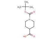 1-(tert-butoxycarbonyl)<span class='lighter'>piperidine-4-carboxylic</span> acid