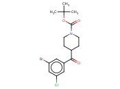 TERT-BUTYL 4-(3-BROMO-5-CHLOROBENZOYL)PIPERIDINE-1-CARBOXYLATE