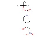 4-(1-HYDROXY-2-<span class='lighter'>NITRO</span>-ETHYL)-PIPERIDINE-1-<span class='lighter'>CARBOXYLIC</span> ACID TERT-BUTYL <span class='lighter'>ESTER</span>