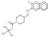 4-[[(3-氯-2-喹喔啉基)<span class='lighter'>氨基</span>]甲基]-1-<span class='lighter'>哌啶</span>甲酸叔丁酯