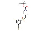 TERT-BUTYL 4-([3-FLUORO-5-(TRIFLUOROMETHYL)BENZENESULFONYL]METHYL)PIPERIDINE-1-CARBOXYLATE