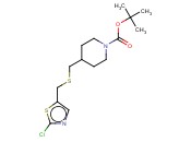 4-(2-CHLORO-THIAZOL-5-YLMETHYLSULFANYLMETHYL)-PIPERIDINE-1-CARBOXYLIC ACID TERT-BUTYL ESTER