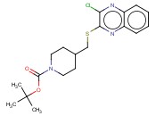4-(3-CHLORO-QUINOXALIN-2-YLSULFANYLMETHYL)-PIPERIDINE-1-CARBOXYLIC ACID TERT-BUTYL ESTER