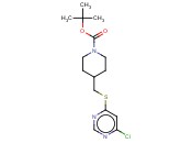 4-(6-CHLORO-PYRIMIDIN-4-YLSULFANYLMETHYL)-PIPERIDINE-1-CARBOXYLIC ACIDTERT-BUTYL ESTER