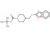 4-(BENZOOXAZOL-2-YLSULFANYLMETHYL)-PIPERIDINE-1-CARBOXYLIC ACID TERT-BUTYL ESTER