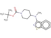 4-(BENZO[D]ISOTHIAZOL-3-YL-METHYL-AMINO)-PIPERIDINE-1-CARBOXYLIC ACID TERT-BUTYL ESTER