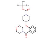 4-[2-(4-<span class='lighter'>吗</span><span class='lighter'>啉</span><span class='lighter'>基</span>羰基)苯氧基]-1-哌啶甲酸叔丁酯