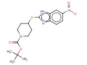4-(6-NITRO-1H-BENZOIMIDAZOL-2-YLSULFANYL)-PIPERIDINE-1-CARBOXYLIC ACID TERT-BUTYL ESTER