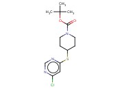 4-(6-CHLORO-PYRIMIDIN-4-YLSULFANYL)-PIPERIDINE-1-CARBOXYLIC ACID TERT-BUTYL ESTER