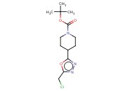 4-(5-CHLOROMETHYL-[1,3,4]OXADIAZOL-2-YL)-PIPERIDINE-1-CARBOXYLIC ACID TERT-BUTYL ESTER