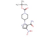TERT-BUTYL 4-(5-CARBAMOYL-4-NITRO-1H-PYRAZOL-1-YL)PIPERIDINE-1-CARBOXYLATE