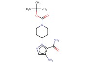 TERT-BUTYL 4-(4-AMINO-5-CARBAMOYL-1H-PYRAZOL-1-YL)PIPERIDINE-1-CARBOXYLATE