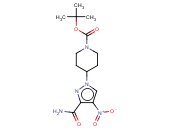 TERT-BUTYL 4-(3-CARBAMOYL-4-NITRO-1H-PYRAZOL-1-YL)PIPERIDINE-1-CARBOXYLATE