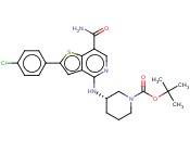 (S)-TERT-BUTYL-3-(7-CARBAMOYL-2-(4-CHLOROPHENYL)THIENO[3,2-C]PYRIDIN-4-YLAMINO)PIPERIDINE-1-CARBOXYLATE