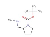 1-<span class='lighter'>吡咯烷</span>羧酸,2-[(<span class='lighter'>甲基</span>氨基)<span class='lighter'>甲基</span>]-, 1,1-二<span class='lighter'>甲基</span>乙基酯, (2R)-