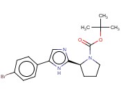 (S)-TERT-BUTYL 2-(5-(4-BROMOPHENYL)-1H-IMIDAZOL-2-YL)PYRROLIDINE-1-CARBOXYLATE
