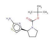 (S)-<span class='lighter'>TERT</span>-BUTYL 2-(2-AMINOTHIAZOL-4-YL)PYRROLIDINE-1-CARBOXYLATE